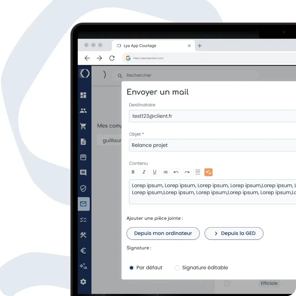 Automatisation des relances commerciales - Notifications et emails programmés