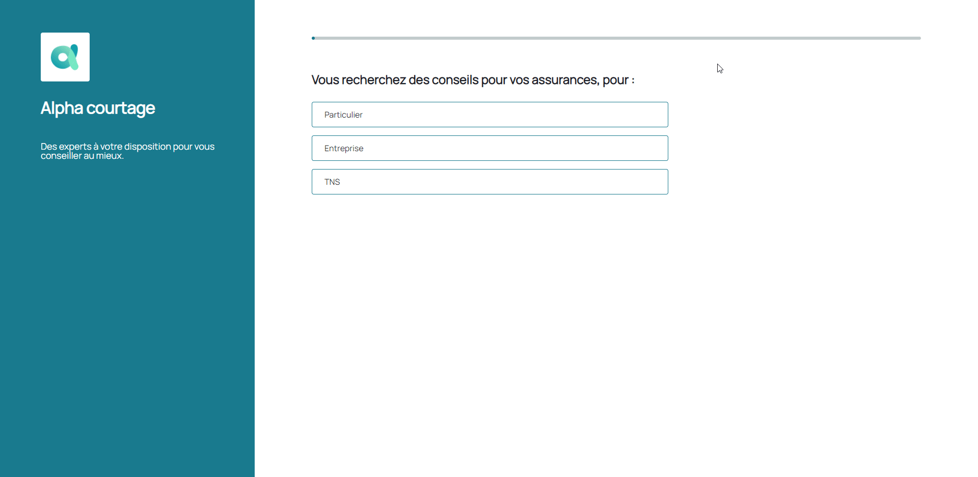 formulaire de contact sur lya courtage