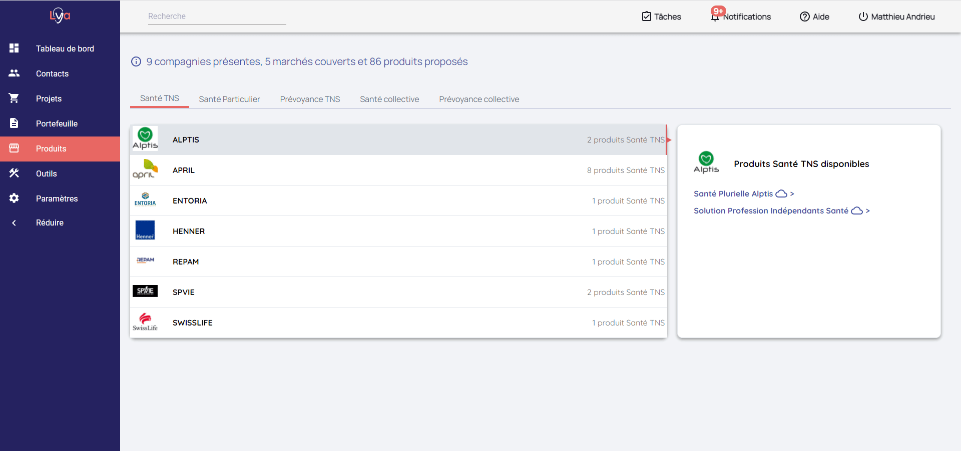 marketplace et comparateur btob de produits d'assurance