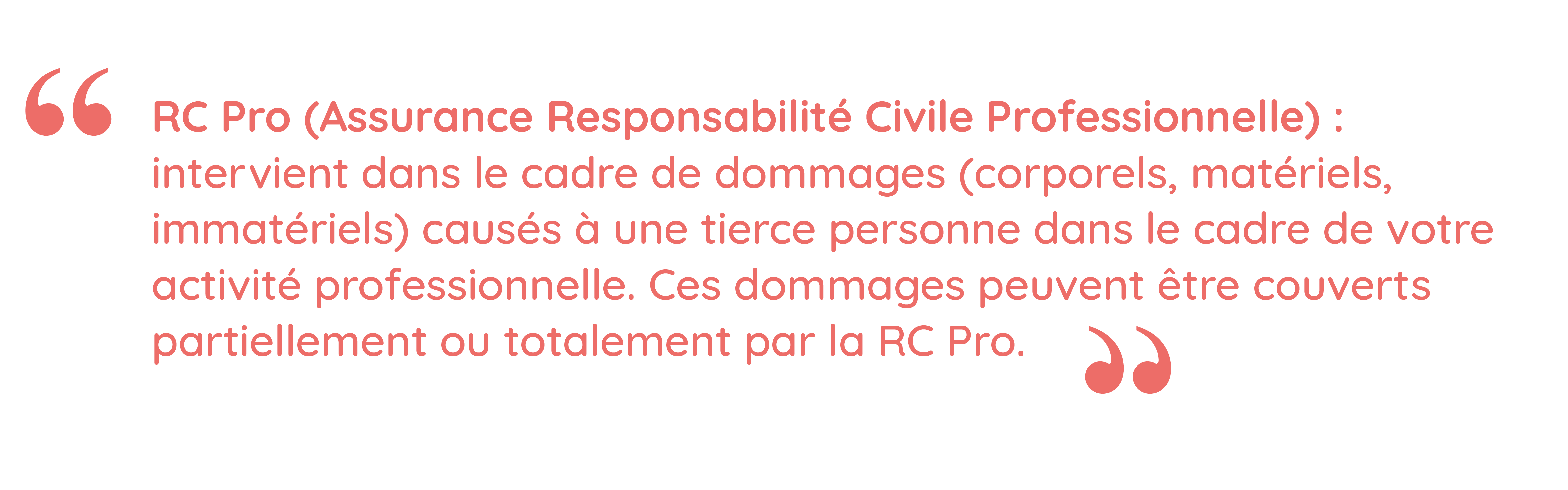 Définition de l'assurance responsabilité professionnelle, ou RC Pro