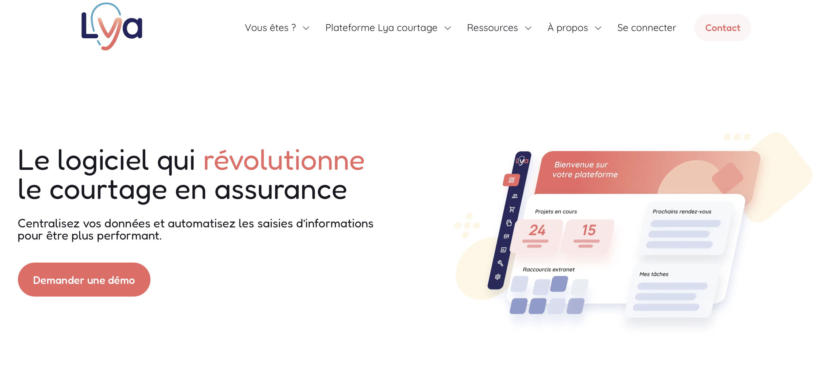Lya courtage le CRM pour les courtiers en assurance