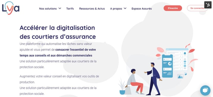Site internet Lya Protect 2019
