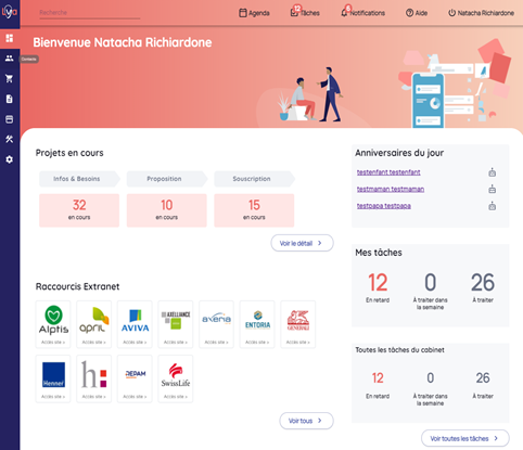 dashboard lay courtage