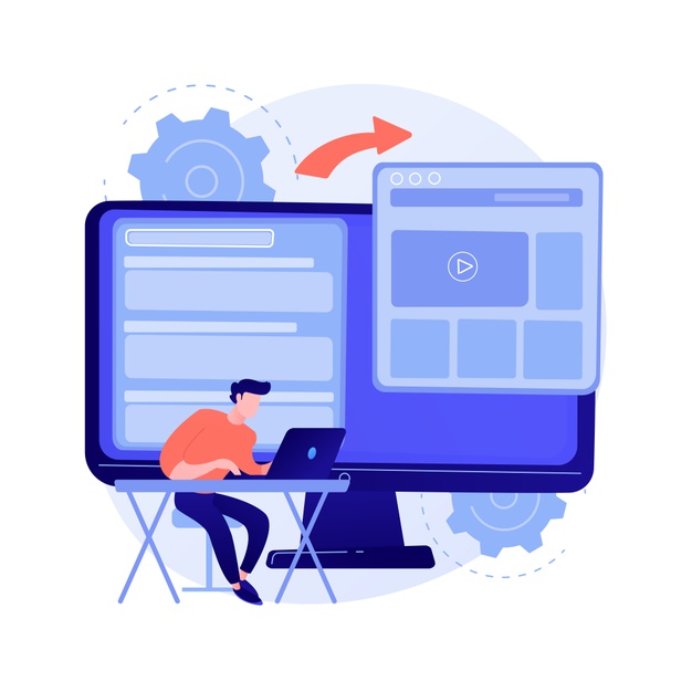 illustration-vectorielle-microsite-developpement-concept-abstrait-developpement-web-microsite-petit-site-internet-service-conception-graphique-page-destination-metaphore-abstraite-equipe-pr